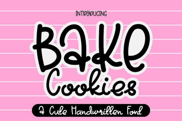 Bake Cookies Font for Web Design