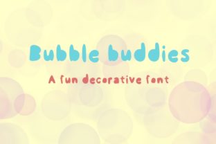 Bubble Buddies: A Whimsical Font for Creative Projects