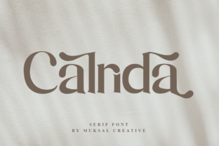 Calrida: A Friendly Serif Font for Crafters