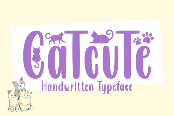 Catcute: A Cute Font for Creative Projects