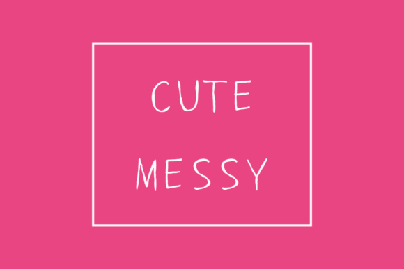 Cute Messy Font for Creative Campaigns