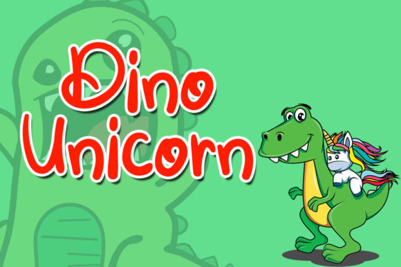 Dino Unicorn Font for Business