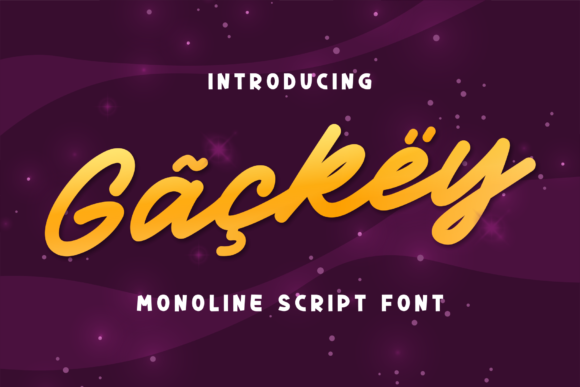 Gackey: A Beautiful Script Font for Business