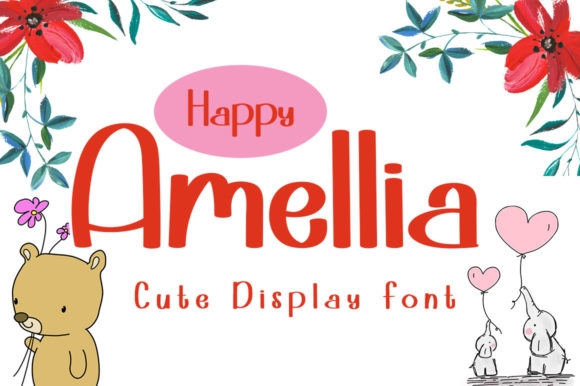 Happy Amellia: A Handwritten Font for Creative Marketing