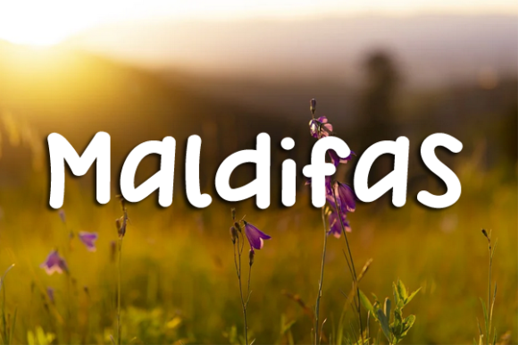 Maldifas: A Playful Font for Creative Projects