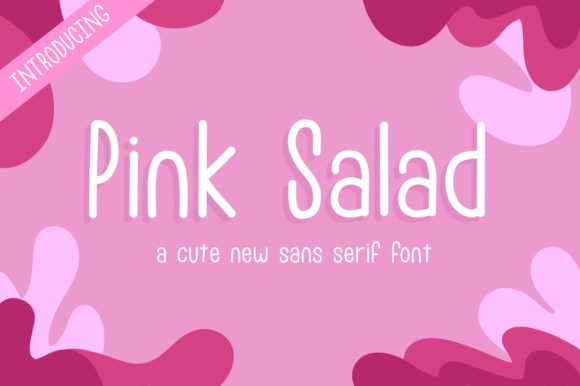 Pink Salad Font for Creative Projects