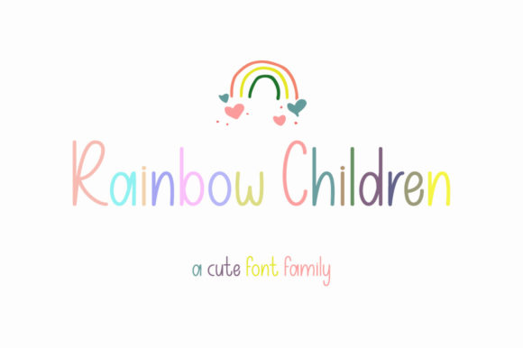 Rainbow Children Font Review