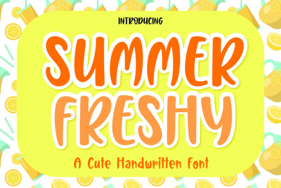 Summer Freshy Font for Web Design