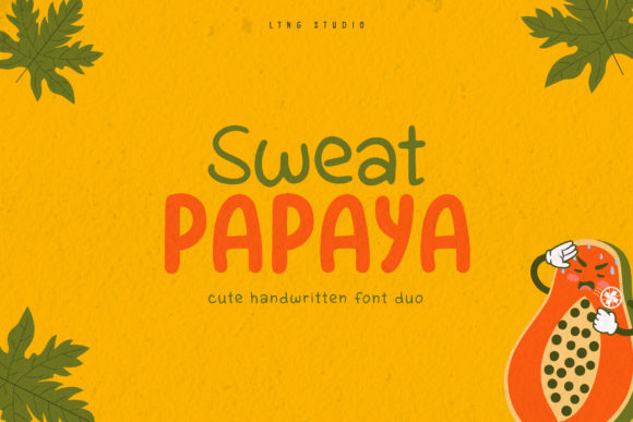 Sweat Papaya Duo Font Review