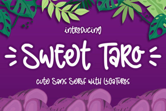 Sweet Taro Font for Creative Projects