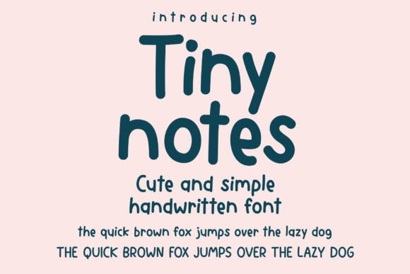 Tiny Notes Font Review