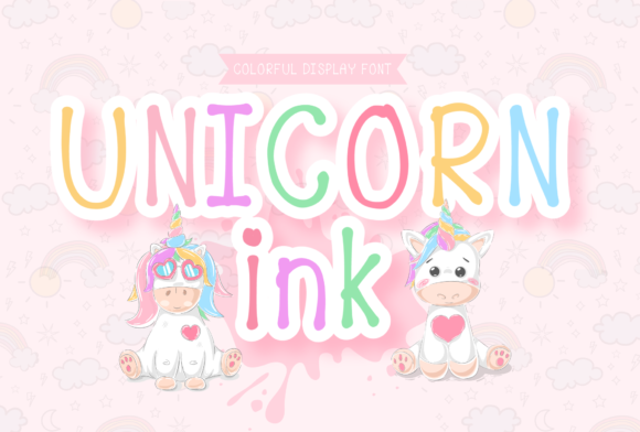 Unicorn Ink Font for Creative Projects