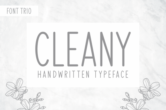 Use Cleany for Bold, Handwritten Design